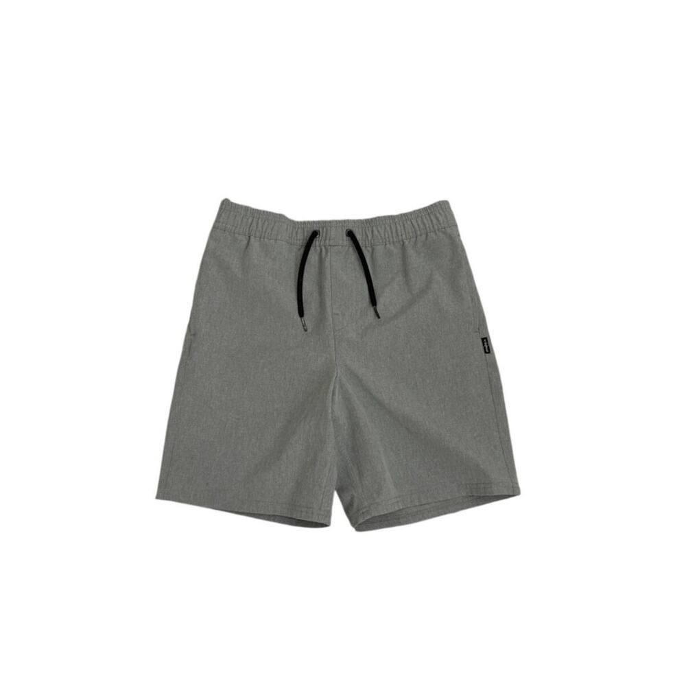 O'Neill Swim Gray Hybrid Wet Dry Drawstring Pull On Shorts Size Youth Large
